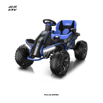 24V ANPABO Direct Terrain Ride-On Buggy with Remote-blue