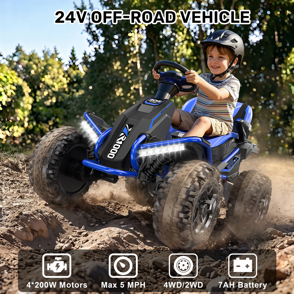 HC-305 ANPABO 24V All-Terrain Ride-On Buggy