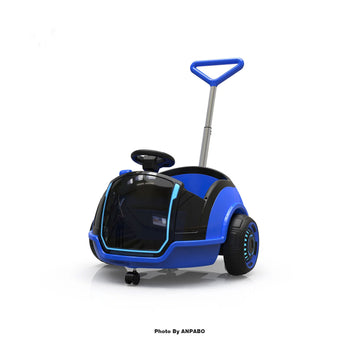 12V 3-In-1 Ride On Car Designed to Grow With Your Child-blue