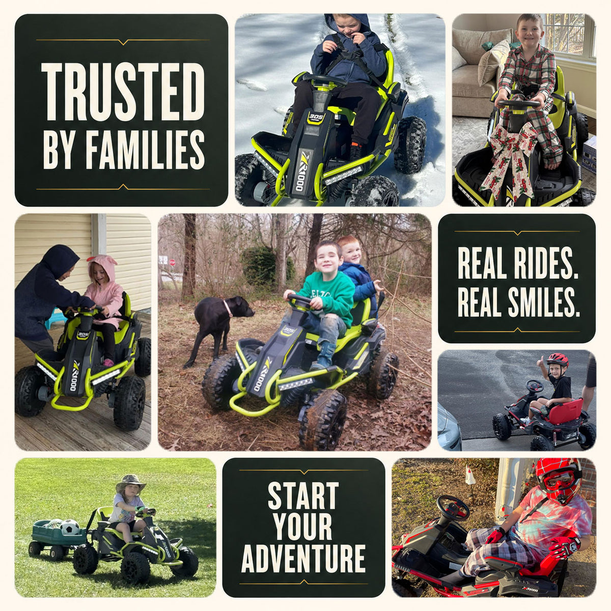 HC-305 ANPABO 24V All-Terrain Ride-On Buggy